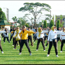 Senam Lampung Berjaya Makin Populer,Riana Arinal Agendakan Road Show ke OPD dan Sekolah