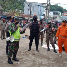 Kodim 0410/KBL Dan Tim Gugus Tugas Lakukan Patroli Gabungan Pada Titik Keberangkatan