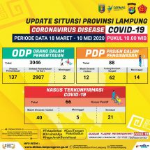 Update Perkembangan Covid-19 Di Posko Terpadu Provinsi Jumlah ODP 3.046 Orang