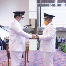 Gubernur Arinal Lantik Dan Ambil Sumpah Jabatan Nanang Ermanto Sebagai Bupati Lampung Selatan Sisa Masa Jabatan 2016 – 2021