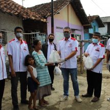 Peduli Covid, SPPN VII Cabang Kantor Direksi Salurkan Bantuan Sembako