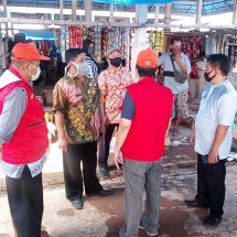 H-2 Lebaran, Satgas Pangan Pemkab Lampung Selatan Sidak Pasar Tradisional Di Jati Agung