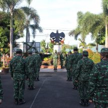 Dandim 0410/KBL Kolonel Inf.Romas Minta Jajaran Prajurit Jaga Kesehatan,Patuhi Protokol Kesehatan