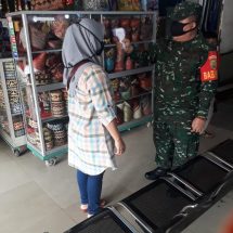 Gugus Tugas Covid-19 Bandarlampung Operasi Penegakan Disiplin Protokol Kesehatan Di Pasar Bambu Kuning