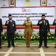 Sertijab Kepala OJK Lampung, Pemprov Ajak OJK Bergandengan Tangan Wujudkan Rakyat Lampung Berjaya