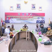 Webinar Antisipasi Pandemi Covid-19, Pangdam Sriwijaya Dan Gubernur Arinal Soroti Disiplin Protokol Kesehatan, Tingginya Mobilitas Keluar-Masuk Lampung