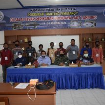 Korem 043/Gatam Kerjasama Dengan Balai Besar Budidaya Laut Dalam Pendampingan Kelompok Tani Budidaya Laut Di Lampung