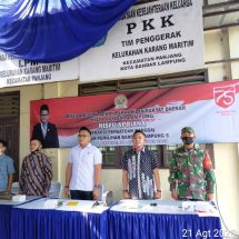 Babinsa Karang Maritim Serda Nora Mirta Koramil 410-01/PJG Hadiri Anggota DPRD Reses Di Dapil V