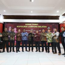 Pemkab Lampung Selatan Gelar Kenal Pamit Kapolres