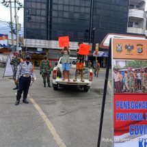 Kodim 0410/KBL Dan Satgas Terpadu Covid-19 Giat Patroli Tegakan Protokol Kesehatan