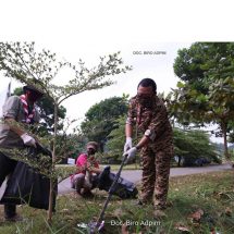 Kwarda Pramuka Lampung Hadiri Word Cleanup Day 2020