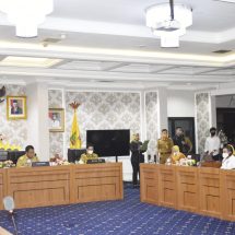 Kasrem 043 Gatam Kolonel Inf Benny Sulistio Hadiri Rakor Pengendalian Covid-19 Pilkada Serentak 2020