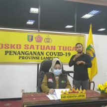 24 Kasus Penambahan Covid-19, 16 Orang Asal Kabupaten/Kota Di Lampung