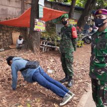 Tegakan Protokol Kesehatan, Kodim 0410/KBL Dan Satgas Gabungan Laksanakan Patroli Siang Hari