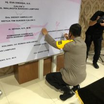 Polresta Bandarlampung Gelar Deklarasi Kesepakatan Bersama Pilkada 2020 Damai,Aman Dan Sehat