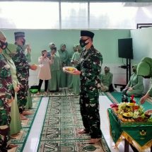 Kodim 0410/KBL Gelar Syukuran Kenaikan Pangkat Prajurit TNI Periode Oktober 2020 Di Makodim