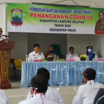 Sulpakar Bagikan 1.848 Beras 5 Kg di Kecamatan Palas Secara Simbolis