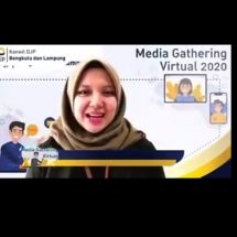 Jalin Sinergitas Bersama Media, Kanwil DJP Lampung- Bengkulu Gelar Zoom Metting