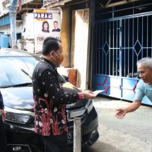 Pjs Gubernur Fatoni Sosialisasikan Protokol Kesehatan Turun ke Masyarakat Bagikan Masker