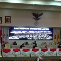 DPRD Lampung Gelar Rapat Paripurna Dalam Rangka Rancangan Pengendalian Covid-19 dan Fasilitas Penyelenggaraan Pesantren