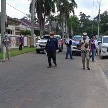 Dimasa Pandemi Covid-19, Kodim 0410/KBL Patroli Pengamanan Kampanye Pilwakot Terapkan Protkes Dilokasi