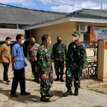 Tinjau Kantor KPU dan TPS, Dandim 0410/KBL Minta Masyarakat Tetap Menerapkan Protokol Kesehatan