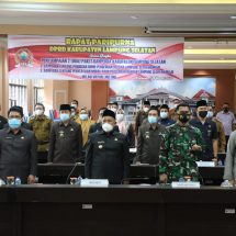 DPRD Lampung Selatan Gelar Sidang Perdana di 2021, Bupati Nanang Sampaikan Dua Paket Raperda BUMD