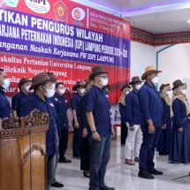 Pelantikan Pengurus ISPI Lampung 2021-2026, Gubernur Arinal Berharap Sarjana Peternakan Perkuat Visi Pembangunan