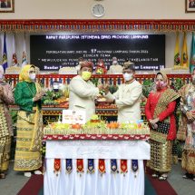 DPRD Lampung Gelar Rapat Paripurna Istimewa HUT Lampung ke-57, Kobarkan Semangat Pulihkan Ekonomi Daerah Menuju Rakyat Lampung Berjaya