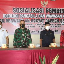 Anggota DPRD Lampung AR Suparno,SE, Gelar Sosialisasi Ideologi Pancasila dan Wawasan Kebangsaan