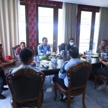 Jalin Koordinasi, Kepala Rutan Kelas I Way Hui Sowan Bersama Bupati Lampung Selatan Nanang Ermanto