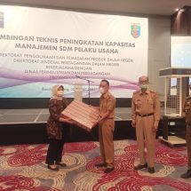 Tingkatkan Kapasitas Manajemen SDM Pelaku Usaha, Dirjen Kemendag RI dan Disperindag Lampung Gelar Bimtek Dukung Lampung Berjaya