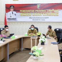 Gubernur Arinal Ikuti Peluncuran Aksi Pencegahan Korupsi Tahun 2021-2022 Bersama Ketua KSP Moeldoko, Ketua KPK Firli Bahuri dan Menteri Kabinet Indonesia Maju