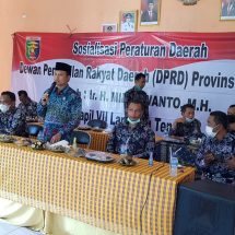 Anggota Komisi IV DPRD Lampung Midi Iswanto Gelar Sosper Di Punggur Lampung Tengah