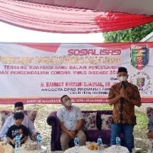 Anggota DPRD Rahmat Mirzani Djausal Apresiasikan Masyarakat Patuhi Prokes