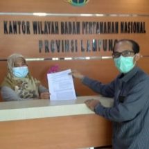 BPN Kantah Bandar Lampung Diduga Maladministrasi, Seno Aji Sanggah BA Pengembalian Batas No. 07/BA-08.01/II/2021