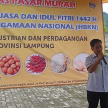 Bantu Masyarakat, Pemprov Lampung Gelar Pasar Murah Di Dua Titik Di Pringsewu