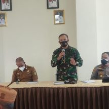 Danramil 410-04/TKT Kodim 0410/KBL Hadiri Rapat Forkorpimcam Terkait Himbauan Sholat Idul Fitri 1442 Hijriyah