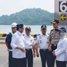 Sesditjen Hubdat Kemenhub RI Tinjau Pelabuhan Bakauheni Lampung Selatan