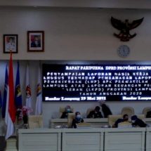 Rapat Paripurna DPRD Lampung Terkait LHP Merekomendasikan Temuan SIM RSUDAM Lemah Dari BPK RI
