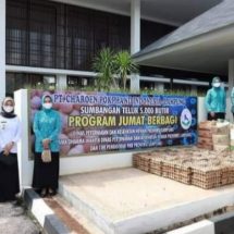 Ketua TP PKK Provinsi Lampung Riana Sari Arinal Terima Bantuan 5000 Butir Telur Dari PT. Charoen Pokphand