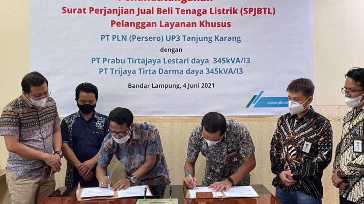 Layanan Premium PLN, Dua Perusahaan Air Minum Kemasan Di Lampung Teken ...