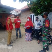 Tekan Penyebaran, Babinsa Koramil 410-06/Kedaton Himbau Warga Patuhi Prokes Covid-19 Di Kelurahan Rajabasa Raya