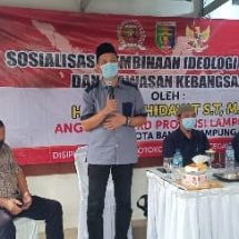 Terapkan Prokes, Anggota DPRD Syarif Hidayat Gelar Sosialidasi Ideologi Pancasila dan Wawasan Kebangsaan