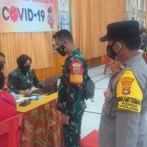 Babinsa Jajaran Kodim 0410/KBL dan Satgas Himbau Penerapan Prokes Covid-19 Di Mall Transmart