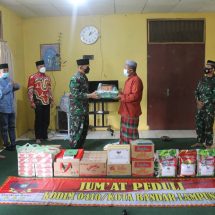 Dandim 0410/KBL Kolonel Inf Romas Herlandes Kunjungi Yayasan Panti Asuhan Yatim Piatu dan Dhuafa Waykandis