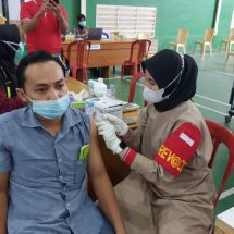 Polda Lampung Gandeng Pihak Ketiga Dukung Percepatan Pelayanan Vaksinasi Covid-19 Untuk Masyarakat Umum