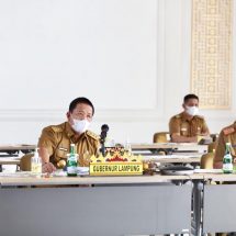 Perpanjangan PPKM Mikro Tahap XII, Gubernur Arinal Laporkan Kondisi Terkini Covid-19 di Lampung Kepada Menko Airlangga Hartarto