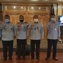 Serah Terima Jabatan, Plt. Kantor Wilayah Kemenkumham Lampung Resmi Berganti