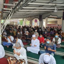 Istighosah Sambut HUT RI Ke 76, Warga Binaan Lapas Kalianda Berharap Indonesia Segera Pulih Dari Pandemi Covid-19